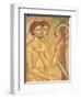 Adam and Eve Fresco at Monastery of Saint-Antoine-le-Grand-Pascal Deloche-Framed Photographic Print