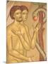 Adam and Eve Fresco at Monastery of Saint-Antoine-le-Grand-Pascal Deloche-Mounted Photographic Print