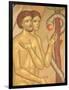 Adam and Eve Fresco at Monastery of Saint-Antoine-le-Grand-Pascal Deloche-Framed Photographic Print