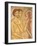 Adam and Eve Fresco at Monastery of Saint-Antoine-le-Grand-Pascal Deloche-Framed Photographic Print