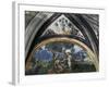 Adam and Eve, Fresco by Unknown 16th-Century Artist, Lunette from Hall of Creation, Besta Palace in-null-Framed Giclee Print