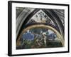 Adam and Eve, Fresco by Unknown 16th-Century Artist, Lunette from Hall of Creation, Besta Palace in-null-Framed Giclee Print