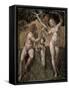 Adam and Eve, from the 'Stanza Della Segnatura', c.1508-11-Raphael-Framed Stretched Canvas