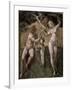 Adam and Eve, from the 'Stanza Della Segnatura', c.1508-11-Raphael-Framed Giclee Print