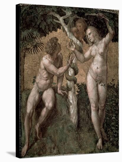 Adam and Eve, from the 'Stanza Della Segnatura', c.1508-11-Raphael-Stretched Canvas