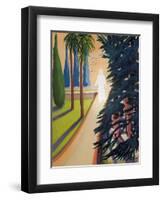 Adam and Eve Hiding from God in the Garden of Eden, 2003-Dinah Roe Kendall-Framed Giclee Print