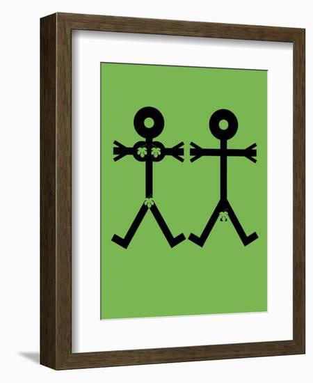 Adam and Eve Icon, 2006-Thisisnotme-Framed Giclee Print