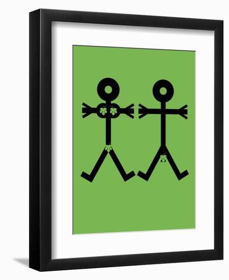 Adam and Eve Icon, 2006-Thisisnotme-Framed Giclee Print