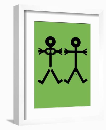 Adam and Eve Icon, 2006-Thisisnotme-Framed Giclee Print