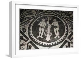 Adam and Eve in Front of Serpent-null-Framed Photographic Print