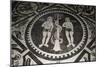 Adam and Eve in Front of Serpent-null-Mounted Photographic Print