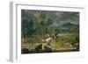 Adam and Eve in Paradise-Johann Wenzel Peter-Framed Giclee Print