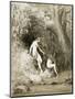 Adam and Eve in Paradise-Gustave Doré-Mounted Giclee Print