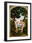 Adam and Eve in Paradise-Jan van Scorel-Framed Giclee Print