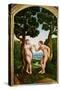 Adam and Eve in Paradise-Jan van Scorel-Stretched Canvas