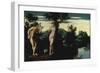 Adam and Eve in the Garden of Eden-Jan Swart van Groningen-Framed Giclee Print