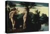Adam and Eve in the Garden of Eden-Jan Swart van Groningen-Stretched Canvas