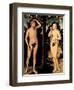 Adam and Eve in the Garden of Eden-Lucas Cranach the Younger-Framed Giclee Print