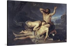 Adam and Eve Mourn over Abel's Body-Carlo Zatti-Stretched Canvas