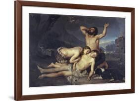 Adam and Eve Mourn over Abel's Body-Carlo Zatti-Framed Premium Giclee Print