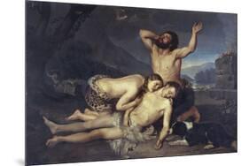 Adam and Eve Mourn over Abel's Body-Carlo Zatti-Mounted Premium Giclee Print