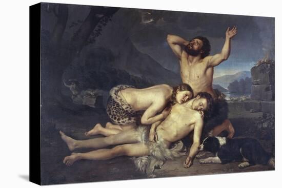 Adam and Eve Mourn over Abel's Body-Carlo Zatti-Stretched Canvas