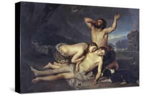 Adam and Eve Mourn over Abel's Body-Carlo Zatti-Stretched Canvas