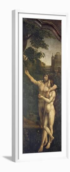 Adam and Eve, Rear Side Panel of Malvern Triptych, 1511-1515-Jan Gossaert-Framed Premium Giclee Print