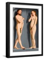 Adam and Eve (Sedano Family Triptych, Exterior Panel)-Gerard David-Framed Giclee Print