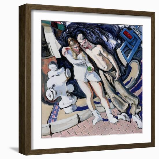 Adam and Eve, South of Market, 1994-Alek Rapoport-Framed Giclee Print