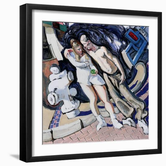 Adam and Eve, South of Market, 1994-Alek Rapoport-Framed Giclee Print