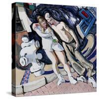 Adam and Eve, South of Market, 1994-Alek Rapoport-Stretched Canvas