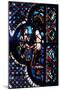 Adam and Eve, Stained Glass, Chartres Cathedral, France, 1205-1215-null-Mounted Photographic Print