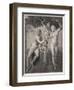 Adam and Eve Tempted Eve Invites Adam to Have a Fig from the Tree-null-Framed Art Print