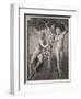 Adam and Eve Tempted Eve Invites Adam to Have a Fig from the Tree-null-Framed Art Print