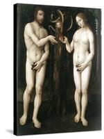 Adam and Eve' ('The Temptation of Adam), C1520-null-Stretched Canvas