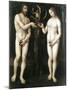 Adam and Eve' ('The Temptation of Adam), C1520-null-Mounted Giclee Print