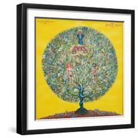 Adam and Eve (Tree of Life), 2002-Tamas Galambos-Framed Giclee Print