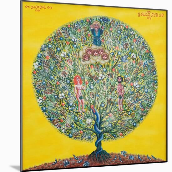 Adam and Eve (Tree of Life), 2002-Tamas Galambos-Mounted Giclee Print