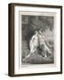 Adam and Eve Watched by an Angel-Stow-Framed Art Print