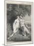 Adam and Eve Watched by an Angel-Stow-Mounted Art Print