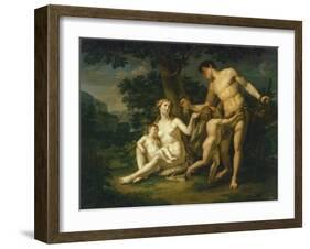 Adam and Eve with Children under a Tree, 1803-Andrei Ivanovich Ivanov-Framed Giclee Print