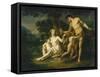 Adam and Eve with Children under a Tree, 1803-Andrei Ivanovich Ivanov-Framed Stretched Canvas