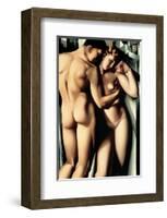 Adam and Eve-Tamara de Lempicka-Framed Premium Giclee Print