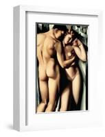 Adam and Eve-Tamara de Lempicka-Framed Premium Giclee Print