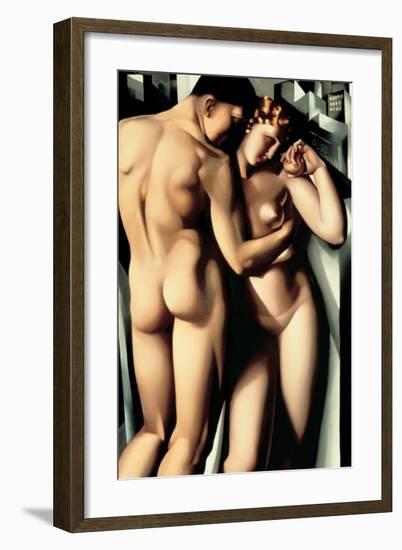 Adam and Eve-Tamara de Lempicka-Framed Premium Giclee Print