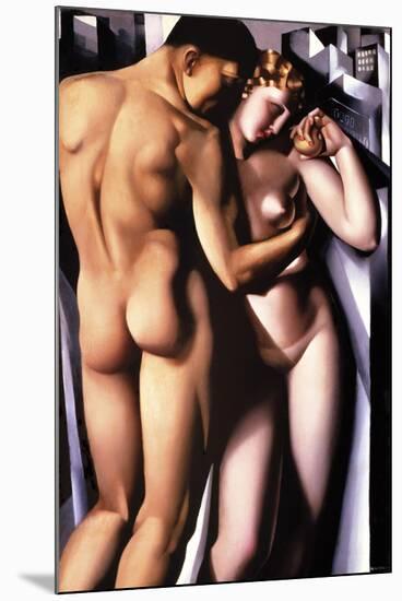 Adam and Eve-Tamara de Lempicka-Mounted Giclee Print
