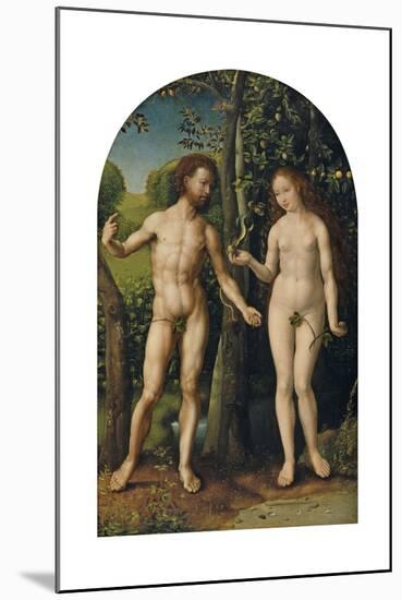 Adam and Eve-Jan Gossaert-Mounted Giclee Print