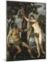 Adam and Eve-Titian (Tiziano Vecelli)-Mounted Photographic Print