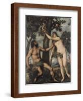 Adam and Eve-Titian (Tiziano Vecelli)-Framed Art Print